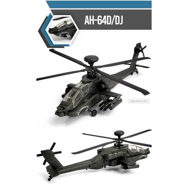 Academy 12645 1/144 Boeing AH-64D/DJ Apache Helicopter